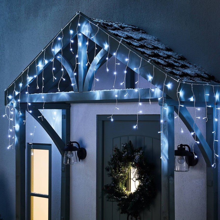 Bright White Outdoor Christmas Lights 